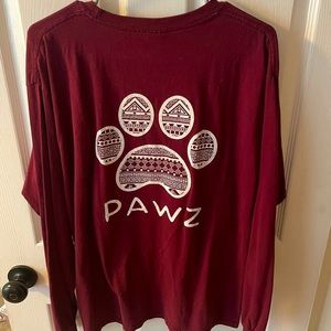 PAWZ Long Sleeve T-Shirt | Large